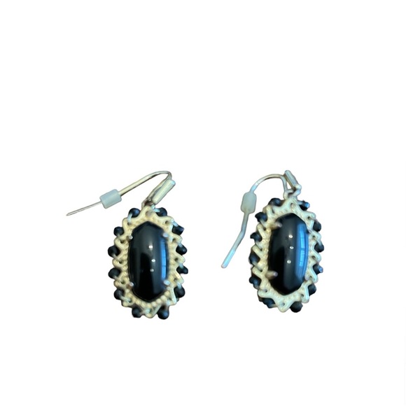 Kendra Scott Beaded Lee Drop earrings in Black Obsidian - Picture 1 of 5